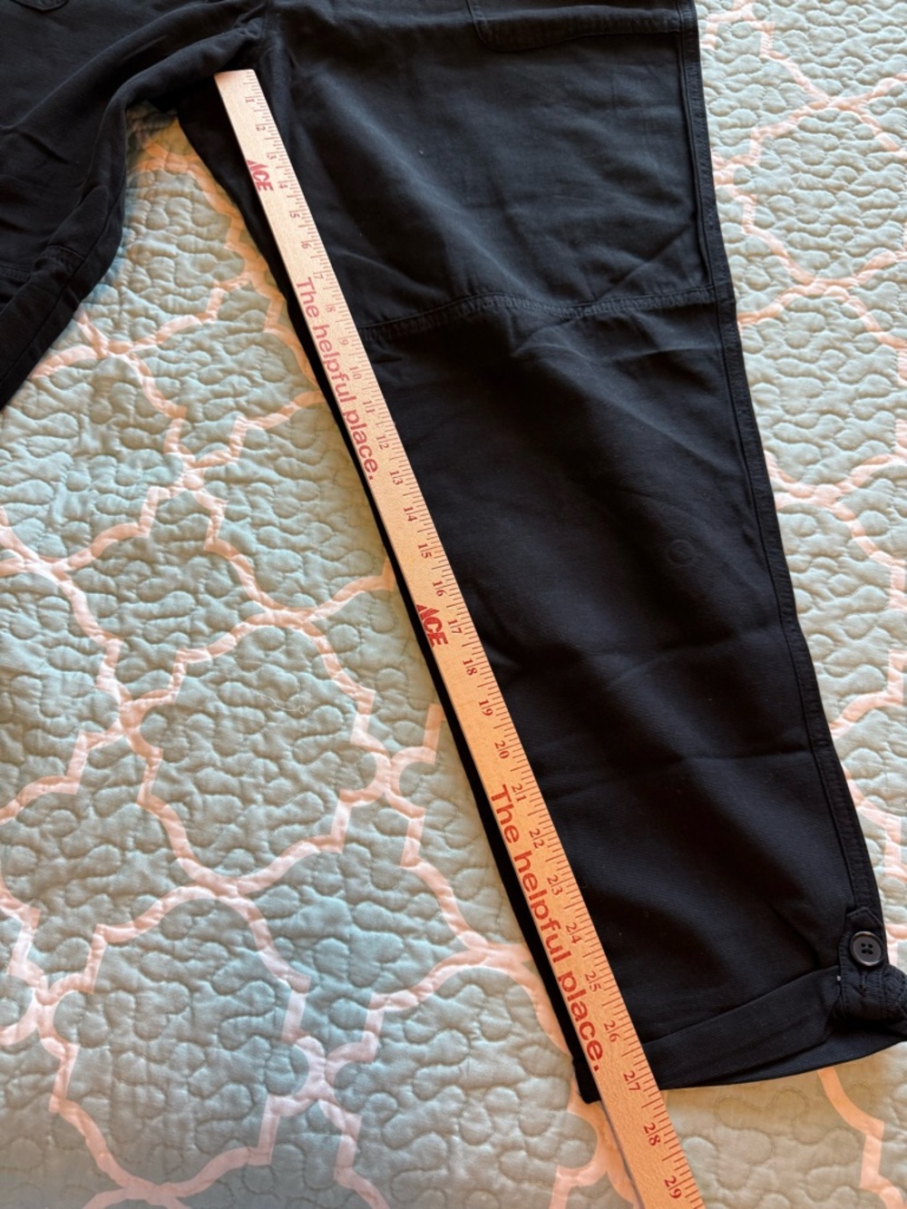 Maurices Weekender Pants 14W Black Pull On Capri Elastic Waist Lyocell Blend - Picture 7 of 9